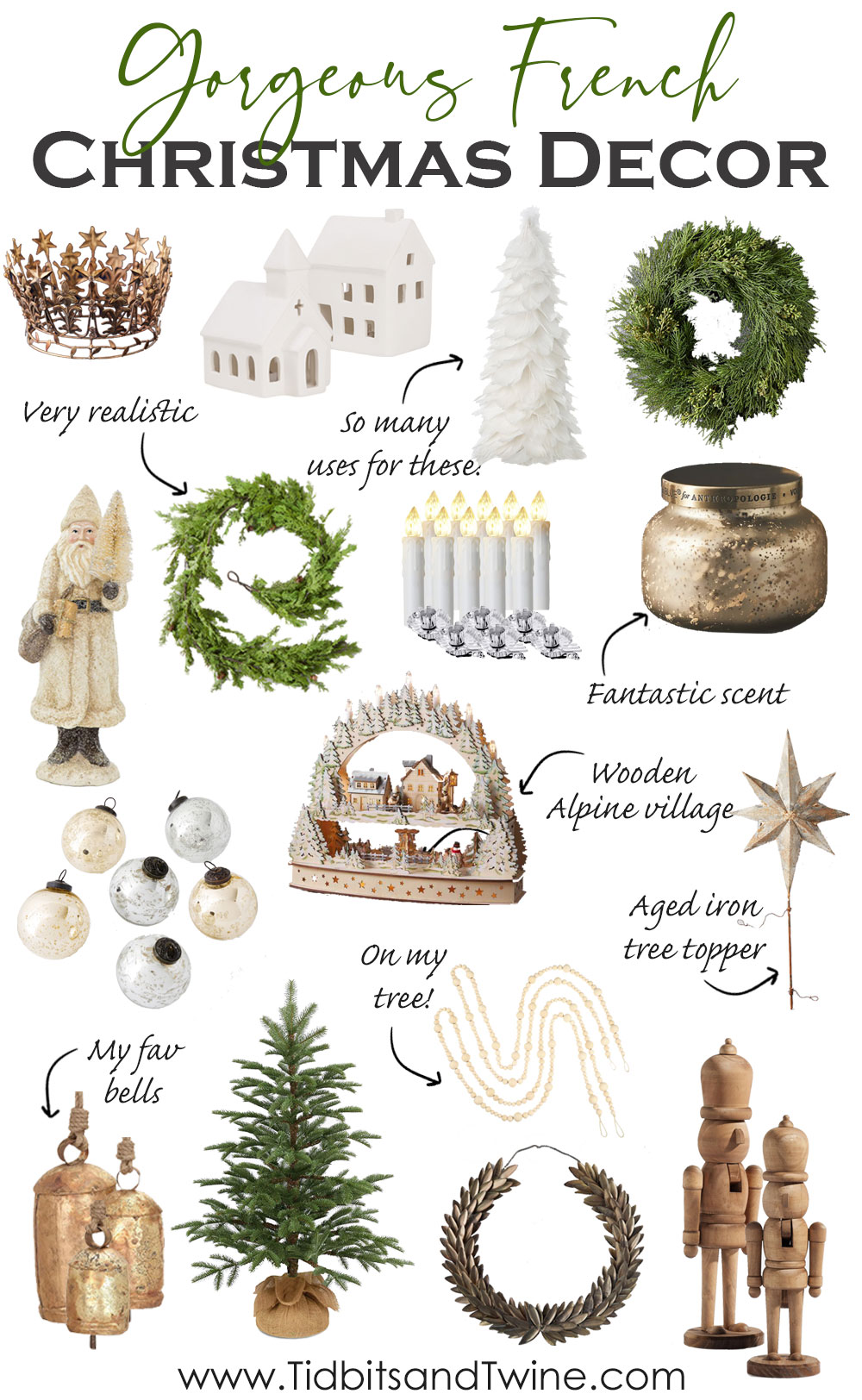 Gorgeous French Christmas Decor items