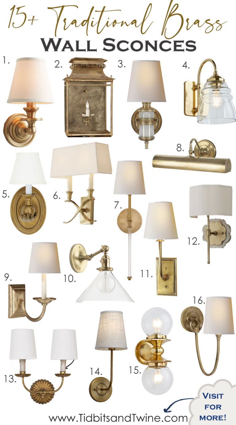 Best Traditional Brass Wall Sconces