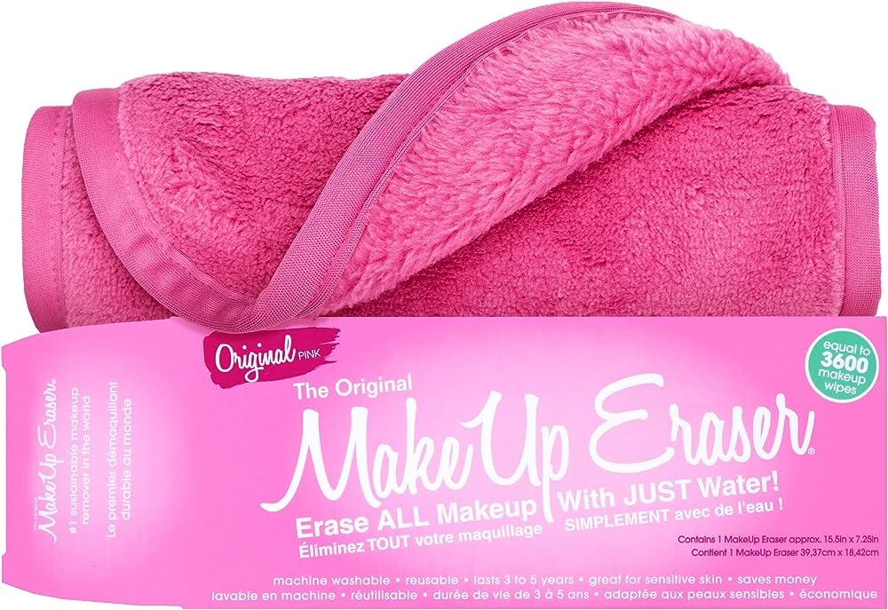 pink makeup eraser