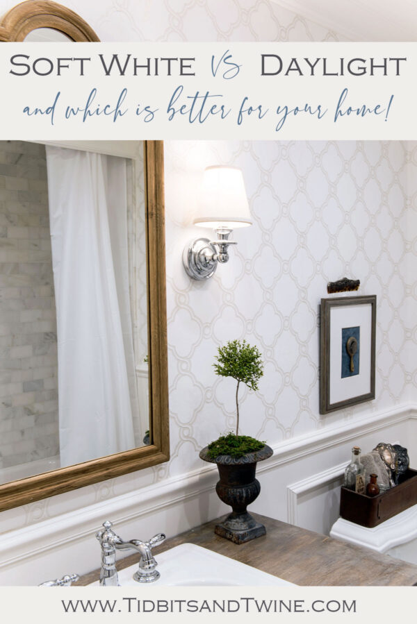 Soft White vs Daylight Bulbs And which to Choose - Tidbits&Twine