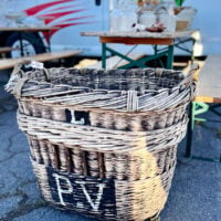 antique french campagne baskets from marina natalia