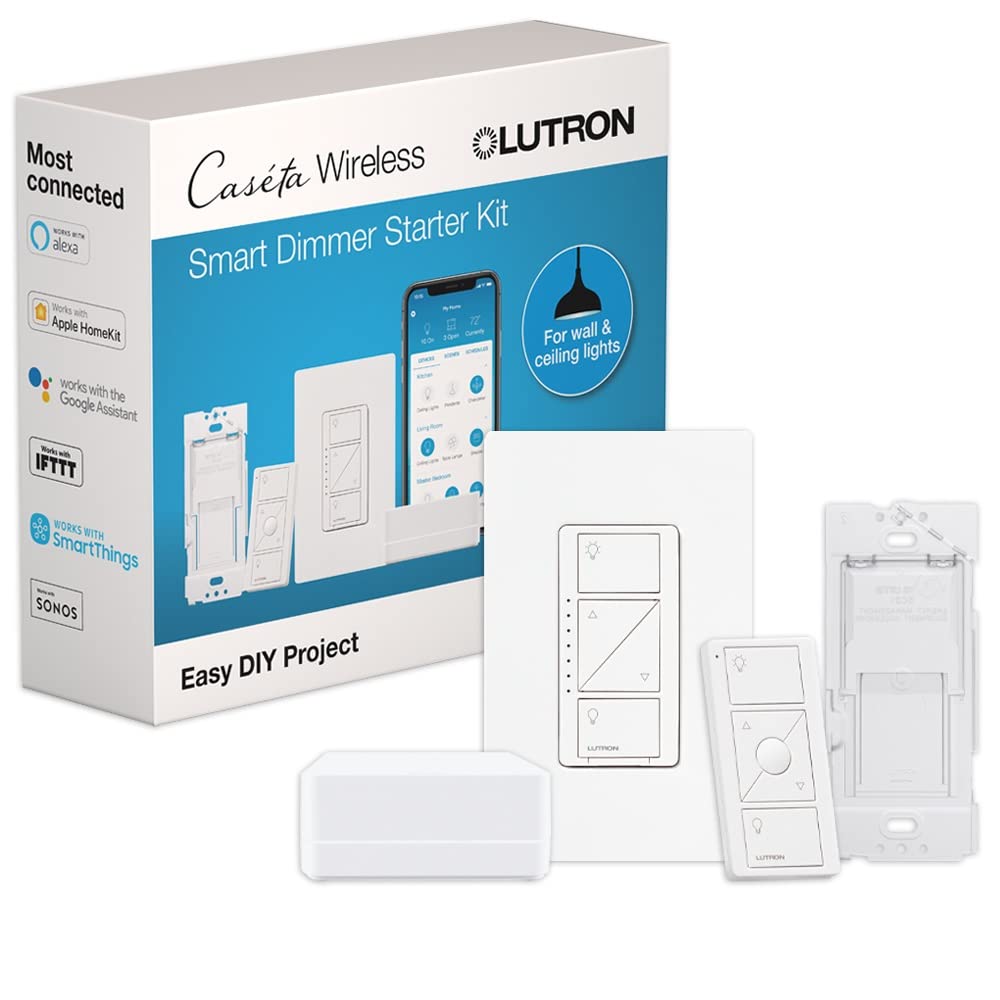 lutron caseta startup kit for smart lighting