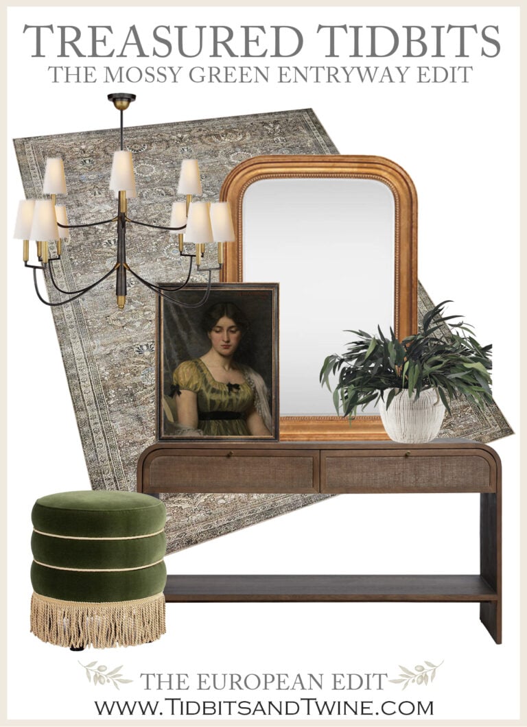 The Mossy Green Entryway Edit: A Warm, European-Inspired Welcome