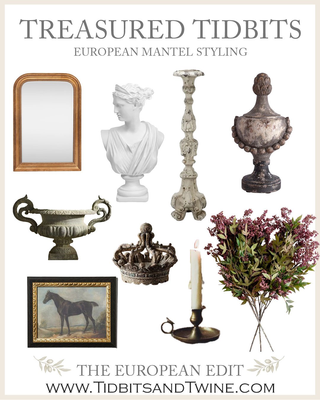 Treasured Tidbits: The European Mantel