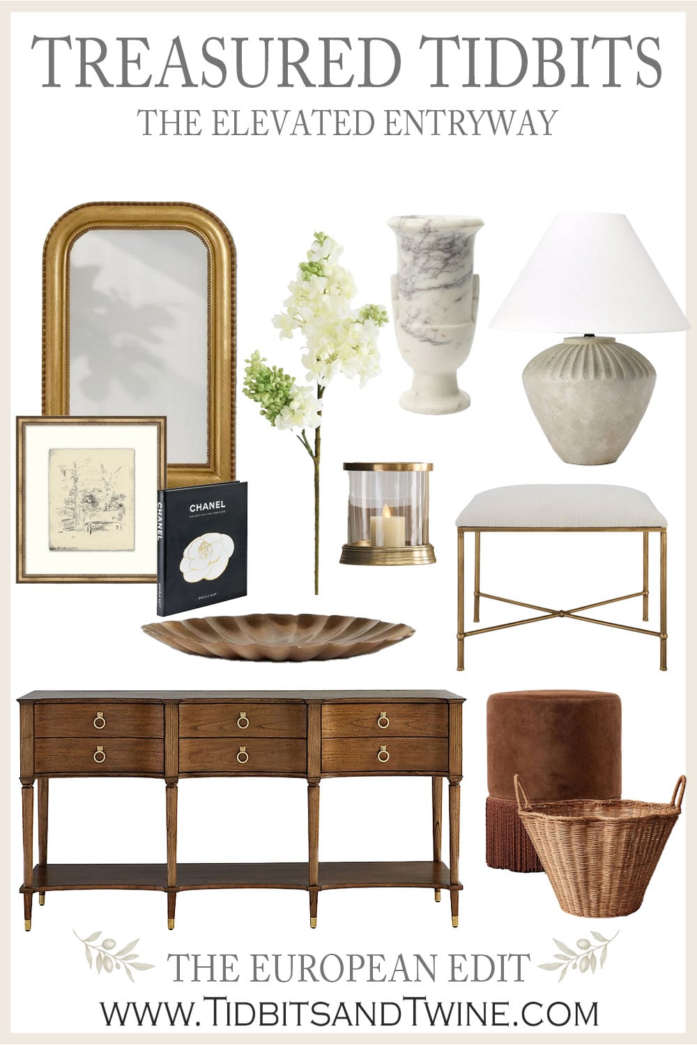 Treasured Tidbits: Elevated Entry Pieces